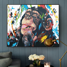 Load image into Gallery viewer, Funny Monkey Wall Art
