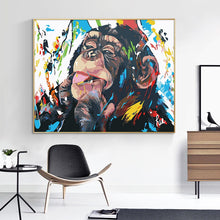 Load image into Gallery viewer, Funny Monkey Wall Art
