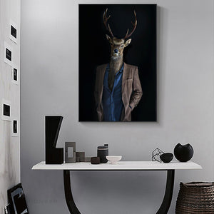 The Deer Gentleman Modern Art