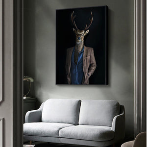 The Deer Gentleman Modern Art