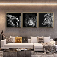 Load image into Gallery viewer, Black and White Lion King
