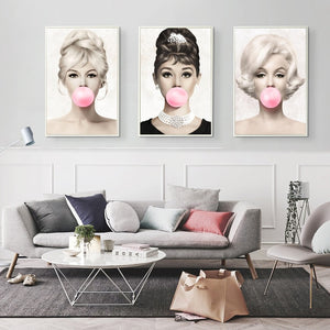 Celebrities Bubblegum Pop Art