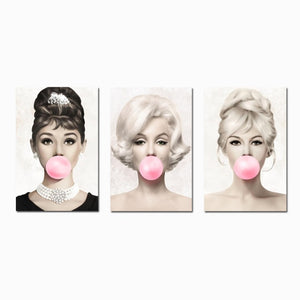 Celebrities Bubblegum Pop Art