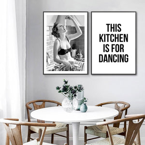 This Kitchen Is For Dancing Word Art