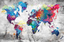 Charger l&#39;image dans la galerie, Modern Colorful World Map
