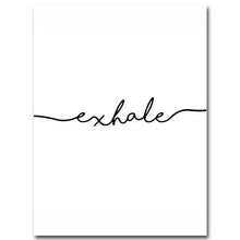 Load image into Gallery viewer, Inhale Exhale Word Art
