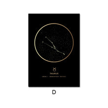 Charger l&#39;image dans la galerie, Constellation Zodiac Astronomy Wall Print
