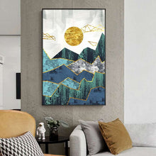 Charger l&#39;image dans la galerie, Abstract Geometric Mountain Get Away
