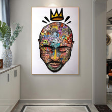Load image into Gallery viewer, King Tupac Graffiti Art
