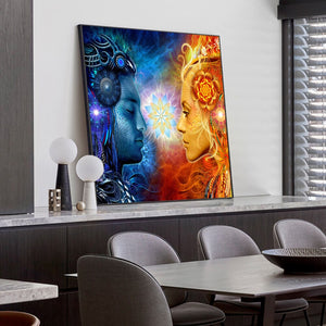 Tantra Shiva And Shakti Modern Art