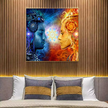 Load image into Gallery viewer, Tantra Shiva And Shakti Modern Art
