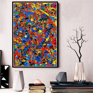 Color Explosion Abstract Art