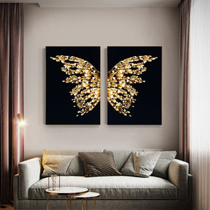 Majesty Golden Butterfly Wings