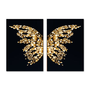 Majesty Golden Butterfly Wings