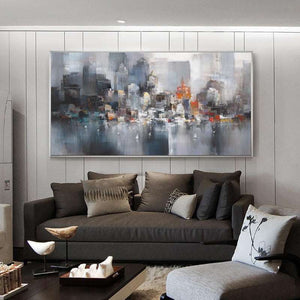 Abstract New York City Painting Art Print - Vol. 1