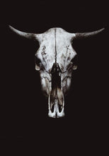 Load image into Gallery viewer, Nordic Black And White Cow Skull
