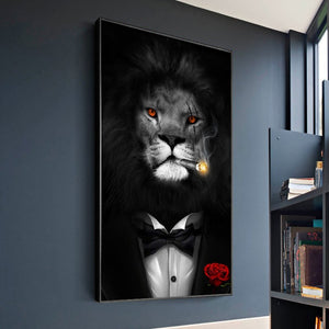 Modern Rogue Lion Wall Art