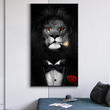 Load image into Gallery viewer, Modern Rogue Lion Wall Art
