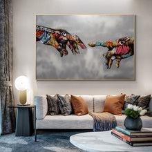 Load image into Gallery viewer, Graffiti Hand of God Wall Art
