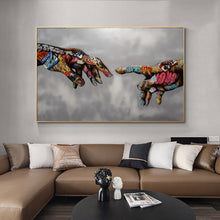 Charger l&#39;image dans la galerie, Graffiti Hand of God Wall Art
