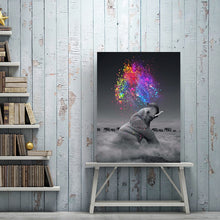 Charger l&#39;image dans la galerie, Cute Elephant Blowing Rainbow
