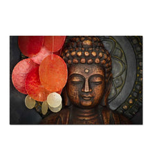 Charger l&#39;image dans la galerie, Bronze Buddha Carved Statue Wall Art
