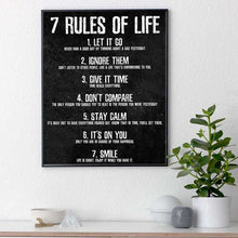 Charger l&#39;image dans la galerie, &#39;&#39;7 Rules Of Life&#39;&#39;
