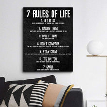 Charger l&#39;image dans la galerie, &#39;&#39;7 Rules Of Life&#39;&#39;
