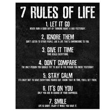 Charger l&#39;image dans la galerie, &#39;&#39;7 Rules Of Life&#39;&#39;
