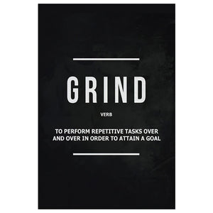 Grind - Hustle - Execution Motivational Art