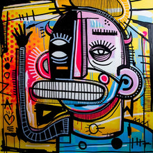 Charger l&#39;image dans la galerie, Joachim Graffiti Wall Art 2
