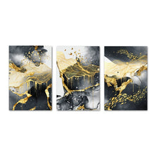 Load image into Gallery viewer, Golden River Abstract Art
