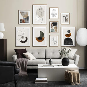 Geometric Abstract Accent Decor