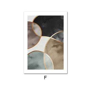 Geometric Abstract Accent Decor