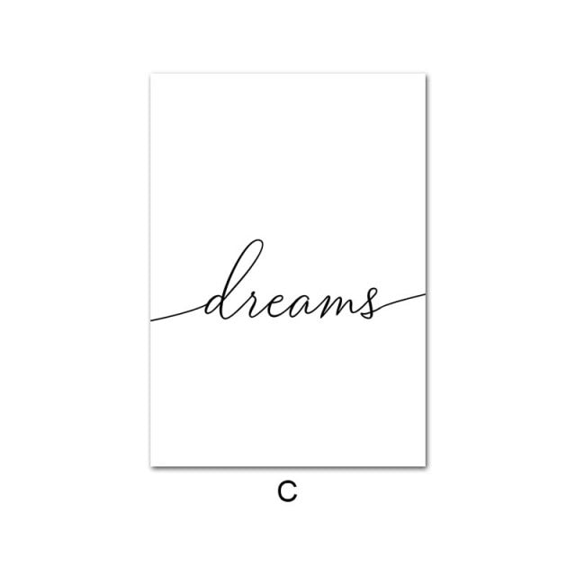 Minimalist Sweet Dreams