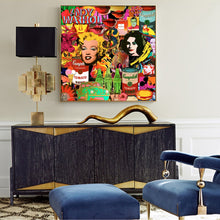 Load image into Gallery viewer, Fashion Pop Art Collage Wall Art
