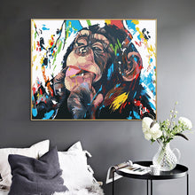 Load image into Gallery viewer, Funny Monkey Wall Art
