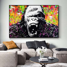 Load image into Gallery viewer, Angry Orangutan Graffiti Art
