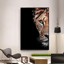 Load image into Gallery viewer, Lion And Lioness Wall Art Photography
