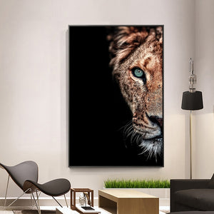 Lion And Lioness Wall Art Photography