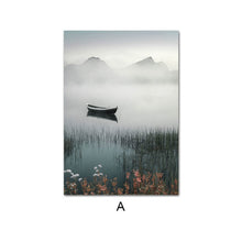 Load image into Gallery viewer, Nordic Morning Sunrise Into The Wild Canvas Prints
