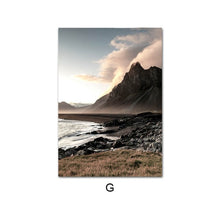 Load image into Gallery viewer, Nordic Morning Sunrise Into The Wild Canvas Prints
