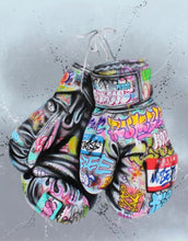 Load image into Gallery viewer, Boxing Gloves Graffiti Art
