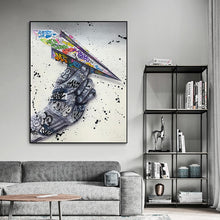 Load image into Gallery viewer, Street Paper Airplane Wall Art
