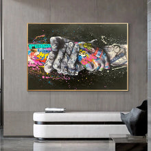 Load image into Gallery viewer, Forever Together Hand Graffiti Art
