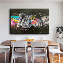 Load image into Gallery viewer, Forever Together Hand Graffiti Art
