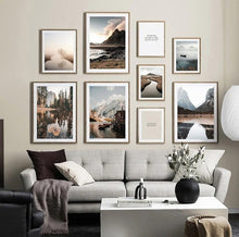 Load image into Gallery viewer, Nordic Morning Sunrise Into The Wild Canvas Prints
