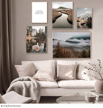 Charger l&#39;image dans la galerie, Nordic Morning Sunrise Into The Wild Canvas Prints
