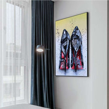 Load image into Gallery viewer, Black High Heels Graffiti Art
