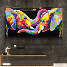 Load image into Gallery viewer, Elephant Love Art
